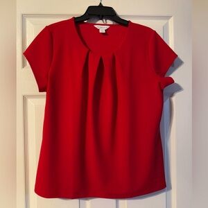 Liz Claiborne Red Top
